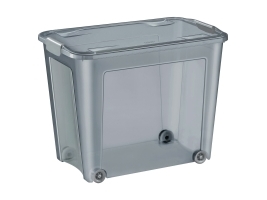 cep opbevaringskasser Opbevaringskasse 67l Shadow 67,0 l - 38,0 x 59,3 x 47,0 cm grå-transparent