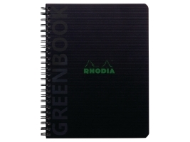 Notesbog Rhodiactive Recycled, a5+, linjeret