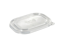 Låg Duni Brick Lid Medium, transparant, 500-1000ml, 50 stk