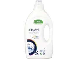 Vaskemiddel, Neutral Kulør, Flydende, 1250 Ml