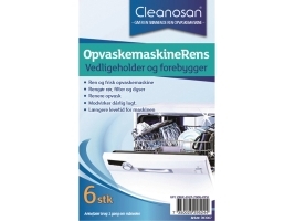 Opvaskemaskinerens, Cleanosan, Tabletter, 6 Doseringer