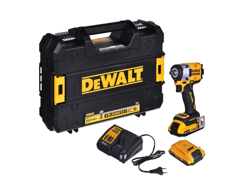 Dewalt 1/2 \" 18v 406nm 2x2.0ah Tstak Pierce Skraldenøgle Dcf921d2t