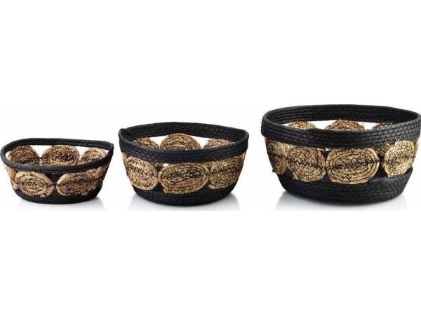 Affek Design BALI SET MED 3 Korgar 30XH:15CM/27XH:13CM/21XH:9CM | Bostäder - Lagring | GameStuff