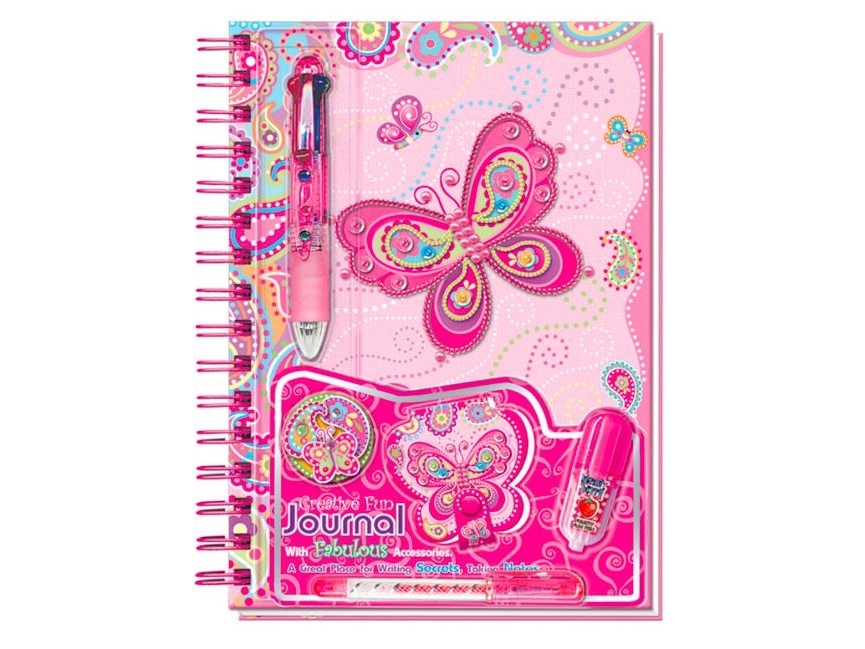 Pulio Pecoware Spiral Dagbog - Sommerfugle