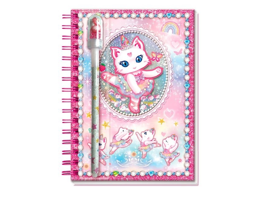Pecoware Spiral Dagbog - Ballerina Kat |