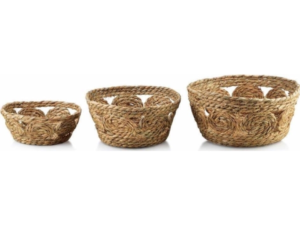 Affek Design BALI SET MED 3 Korgar 30XH:15CM/27XH:13CM/21XH:9CM | Bostäder - Möbler - Soffbord & sidobord | GameStuff