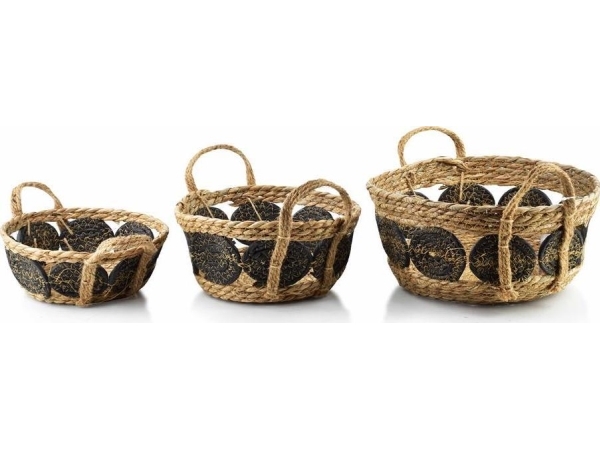 Affek Design BALI SET MED 3 Korgar 30XH:15CM/27XH:13CM/21XH:9CM | N - A | GameStuff