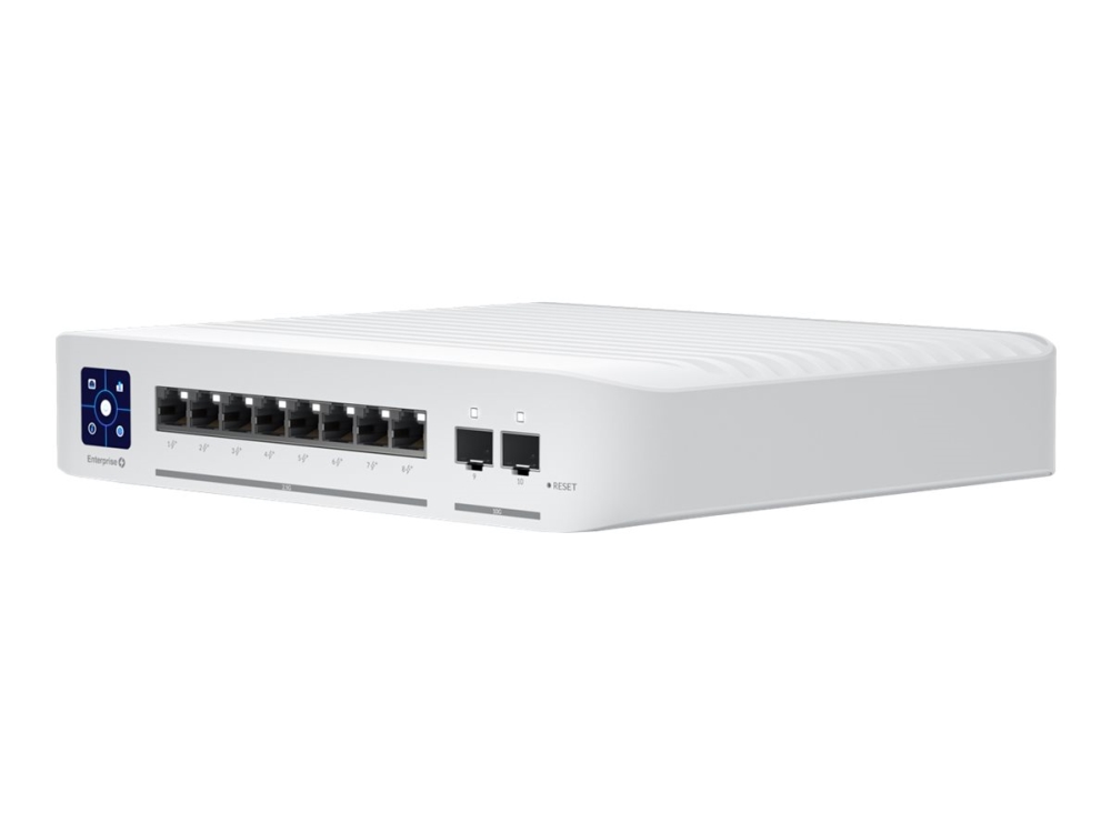Ubiquiti Unifi Enterprise 8 Poe, Managed, L3, 2.5G Ethernet (100/1000/2500), Power Over Ethernet (Poe), Rack-Einbau, Wandmontage