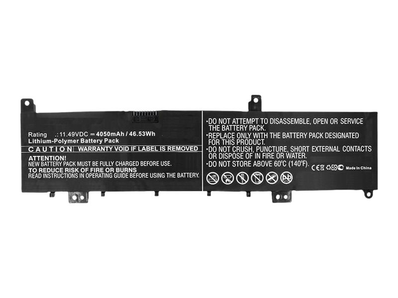 Coreparts Batteri För Barbar Dator Likvardigt Med: Asus 0b200 02580000 Asus 0b200 02580100 Asus 0b200 02580200 11.49v Litiumpolymer 4050