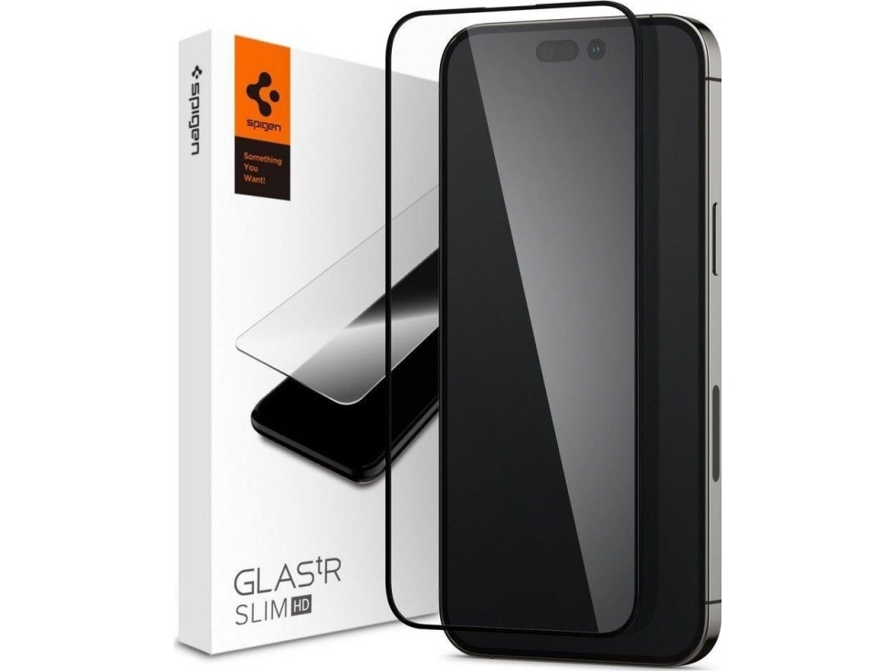 Spigen Glas Tr Slim, Apple, Iphone 14 Pro, Ridseresistent, Transparent, 1 Stk