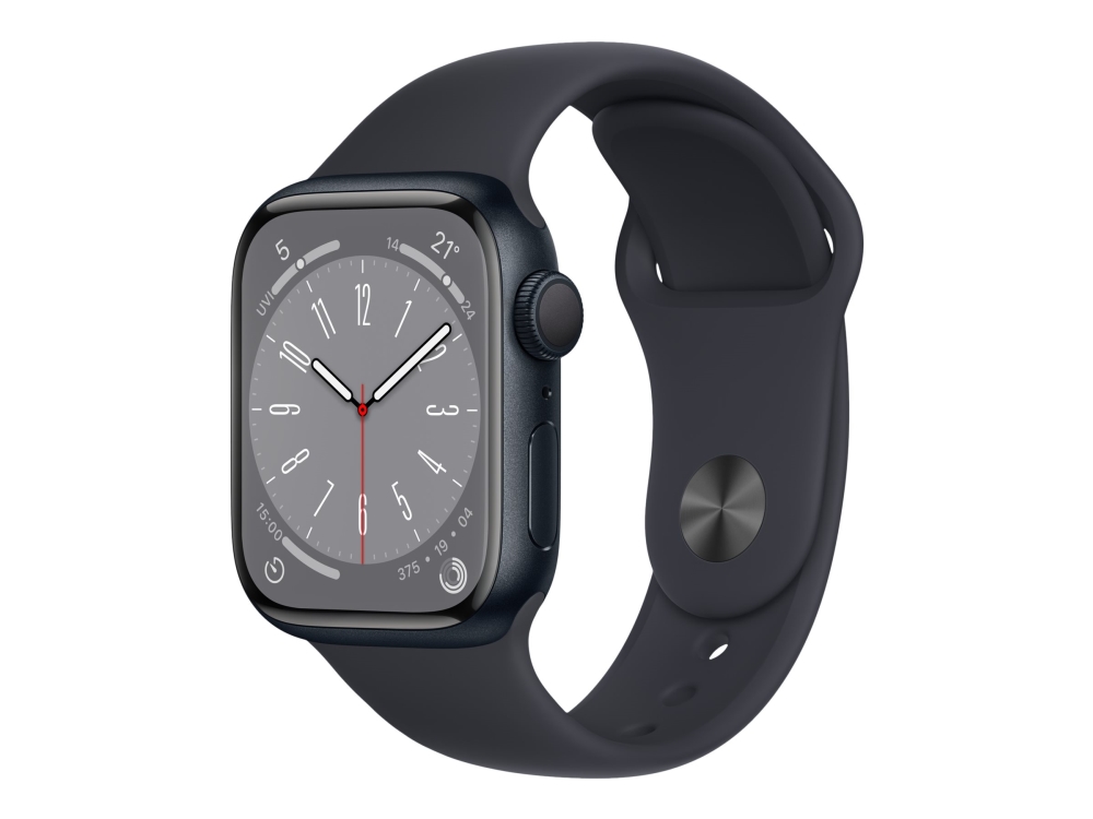 Watch Series 8 GPS 41mm Midnight Aluminium Case with Midnight Sport Band