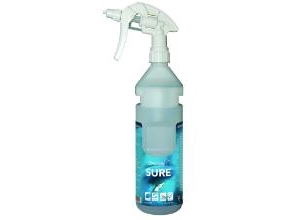 Flaske Tom Skum 750Ml Med Hoved/Label Grå/Hvid T Sure Interior & Surface Cleaner,6 Fl X 750 Ml/Krt