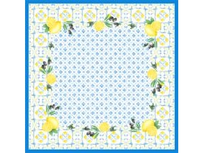 Tischdecke/Stikdug Dunicel 84X84 Cm Mediterranean, 5Er Pack X 20 Stk./Karton