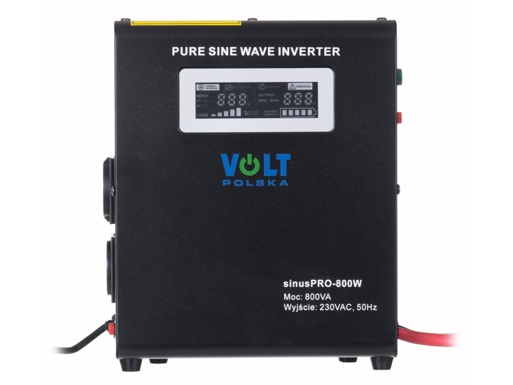 Volt Vol Unterbrechungsfreie Stromversorgung Sinus Pro 800 W 12/230 V (500/800 W)