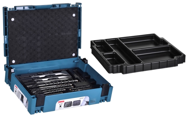 Makita Sds Drill Bit Set + Chisings 17 Pcs In Makpac Case