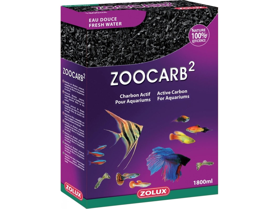 ZOLUX Zoocarb 2 - kol 1,8 l | Trädgården - Damm - Tillbehör | GameStuff