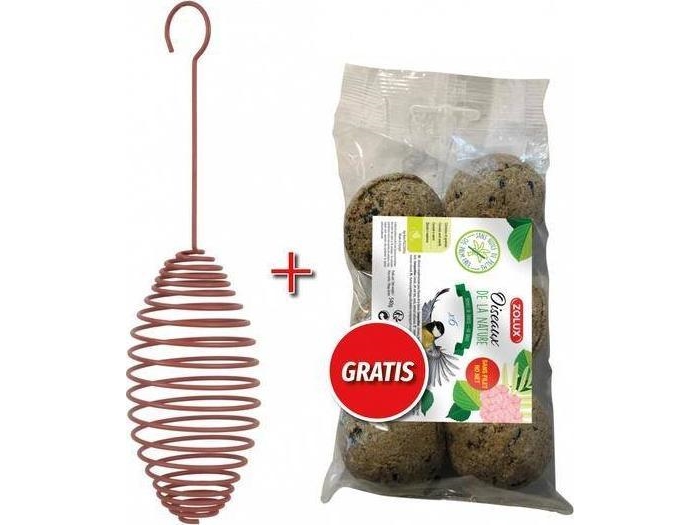 Zolux Liten spiral för Fat Balls tegelstenar + Fat Balls 6 st 540 g (172004) | N - A | GameStuff
