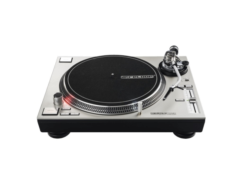 Reloop rp-7000 mk2 sidabrinis - gramofonas dj-ski