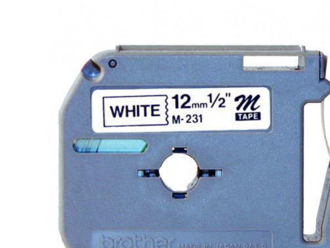 Brother MK231S - Svart på vitt - Rulle (1,2 cm x 4 m) band för skrivare - för P-Touch PT-55, PT-65, PT-80, PT-90, PT-BB4 | Skrivare - Bläck, toner & förbrukningsvaror - Färgband | GameStuff