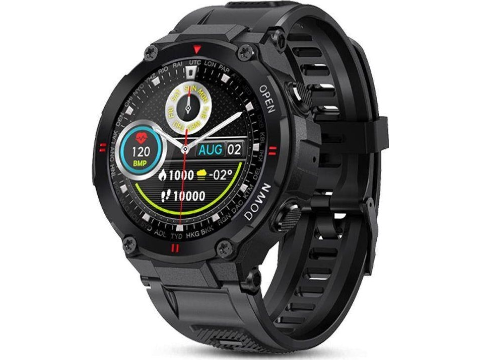 Giewont Gw430-1 Smartwatch Schwarz (Gw430-1)