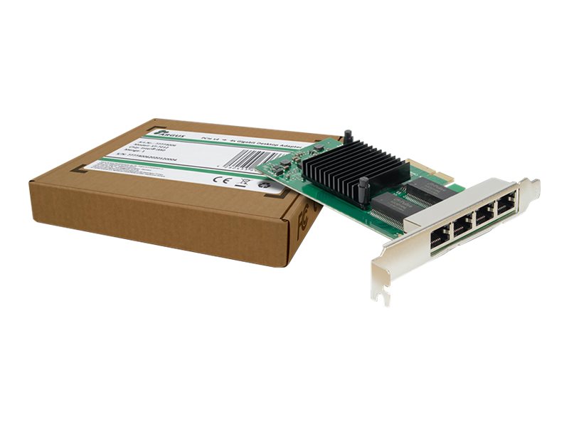 Argus St-7238 - Netværksadapter - Pcie 2.0 X4 Lavprofil - 1000Base-T X 4