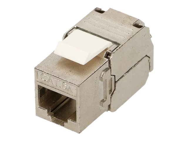 Extralink Cat6a Stp Rj45 Keystone, Abgewinkelt, Metallisch, Rj-45, Rj-45, Weiblich, Cat6a