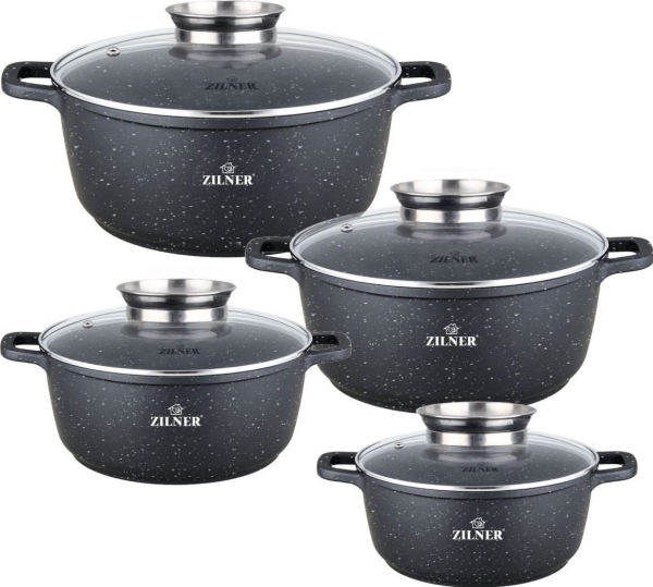 Zilner 4 Marmorgryder 16 / 20 / 22 / 26 Cm Zilner Zl 7320