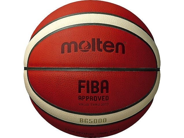 Basketball Ball Competition Molten B6g5000 Fiba Premium Leather Size 6