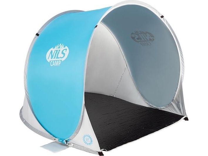 Nils Extreme Nc3173 Blau-Grau Zelt Strandzelt Selbst Aufspannender Boden Nils Camp