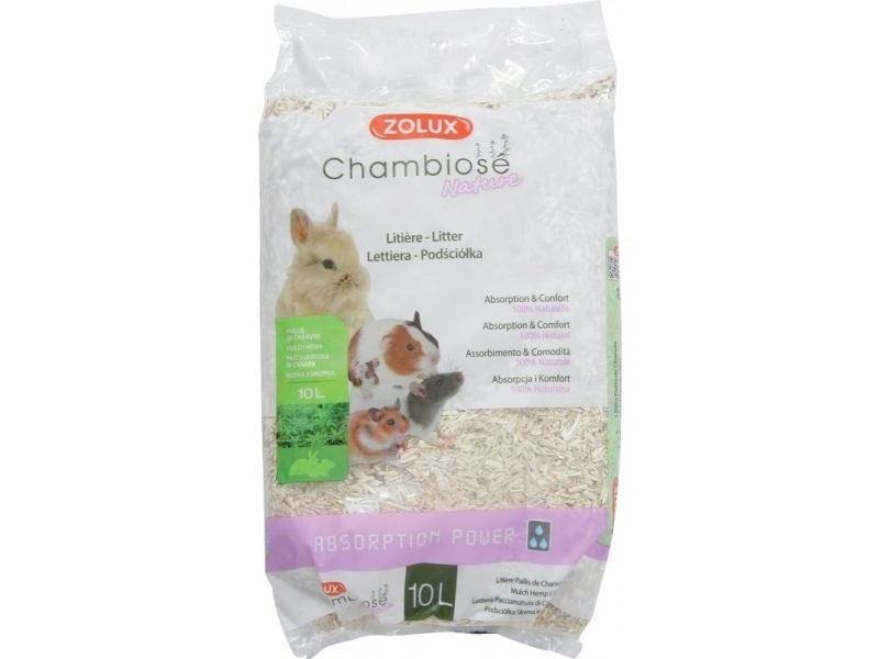 Zolux Chambiose Natur - Gnaver Strøelse - 10L