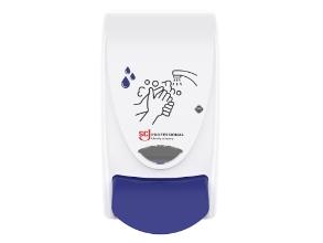 Dispenser, Scj Professional Cleanse Light, 1000 Ml, Hvid, Plast, Manuel, Med Blå Knap,1