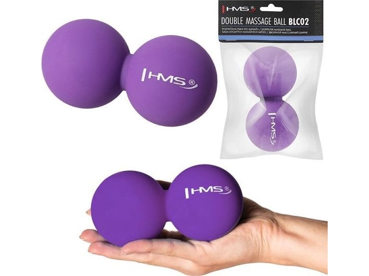 Hms Blc02 Violett Lacrosse Doppelte Massage Ball