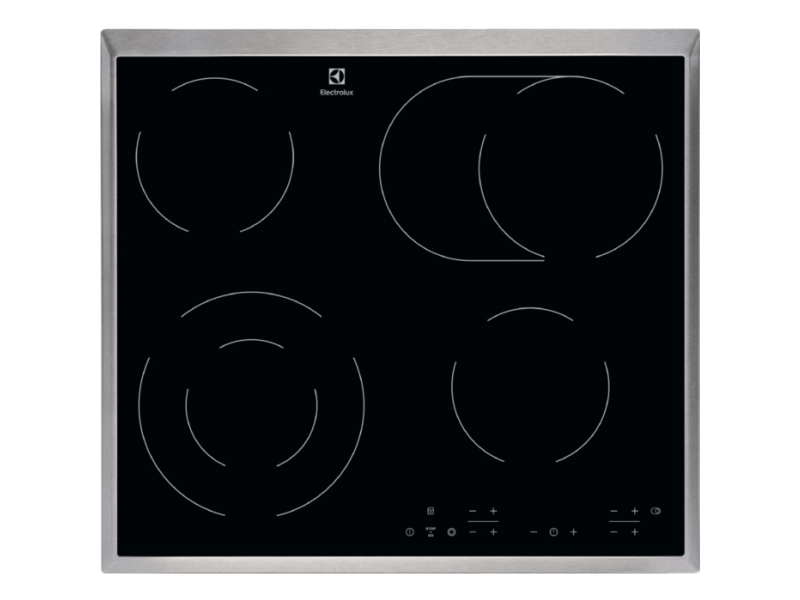 Electrolux Ehf6346xok, Sort, Indbygget, Keramisk, Keramisk, 4 Zone(S), 4 Zone(S)