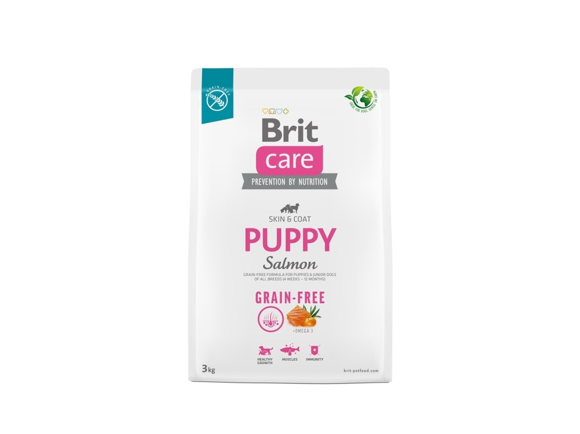 Brit Care Dog Grain-free Puppy, Salmon, 3 kg | Sällskapsdjur - Hund - - Torrt hundmat | GameStuff