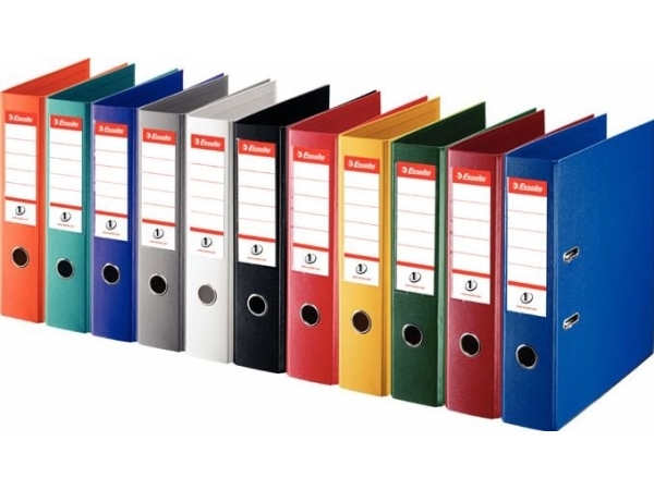 Segregator Esselte No.1 dźwigniowy A4 50mm bordowy (811520) | Arkivering - Presentationsmappar och omslag - Plug Binder | GameStuff