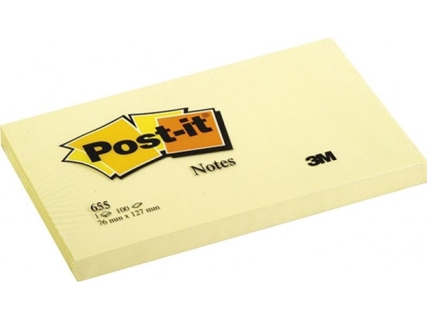 Post-It 6830-Cy-W10, Rechteck, Gelb, Papier, 127 Mm, 76 Mm, 100 Blätter
