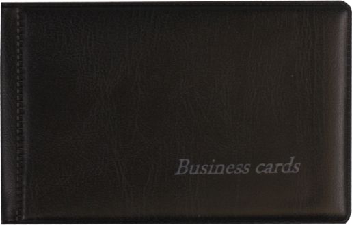 Anna Zaradna BIURFOL VISITOR 20 W BLACK, BLACK | Arkivering - Arkiv box/mappar - Arkivering av visitkort | GameStuff