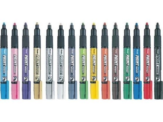 Pentel Mmp20 Oil Marker, Red