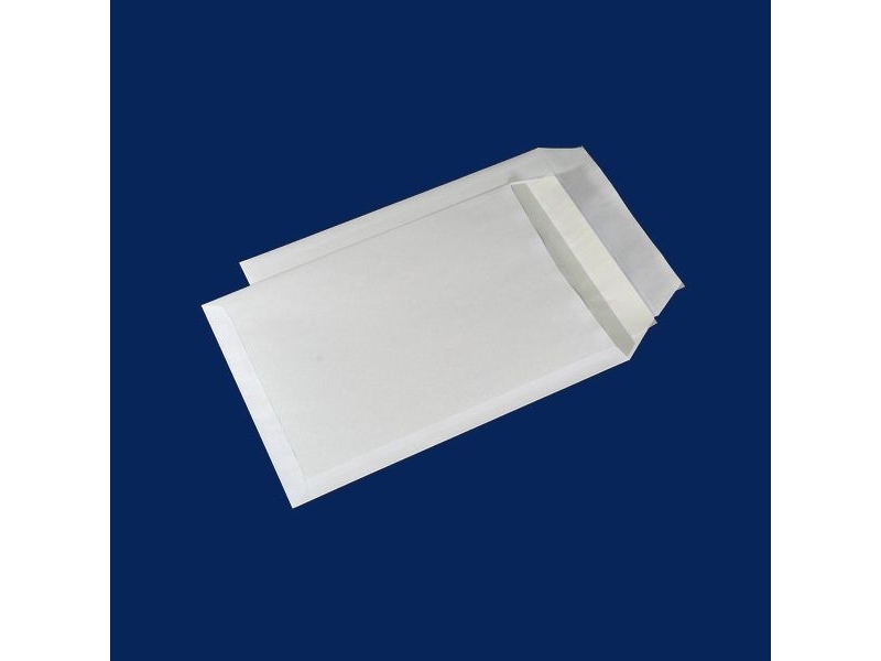 Herlitz C5 Kuverter Med Klap Og Rem, Kort Side, Hvid 25 Stk.