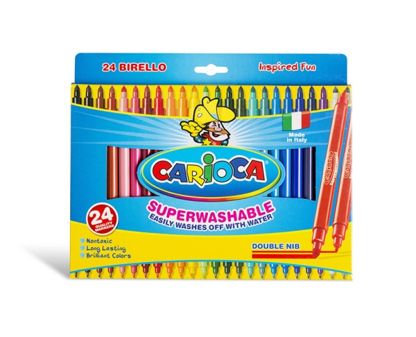 Carioca Birello, Fin/Medium, Flerfarvet, Projektilspids, 2,6 Mm, 4,7 Mm, Rund