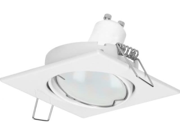 Orno SUTRI SM dekorativ ram för spotlight, MR16/GU10 max 50W, fyrkantig, justerbar, vit,AD-OD-6178/W | Belysning - Inomhusbelysning - Taklampa & Pendellampa | GameStuff