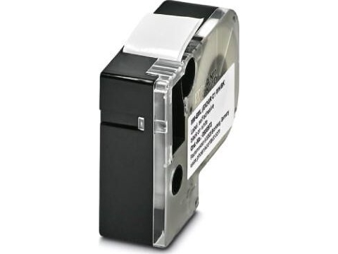 Phoenix Contact Continuous Thermal Label In A Cassette White With Black Overprint 24Mm Mm-Eml (Ex24) R C1 Wh/Bk For Thermofox 0803973 Printer