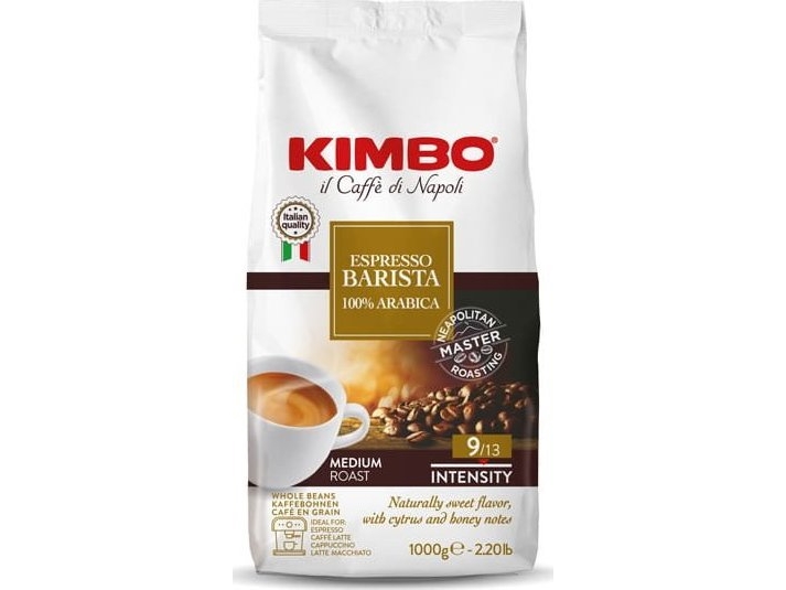 Kawa Kimbo Espresso Barista Arabica 100% 1Kg Ziarnista