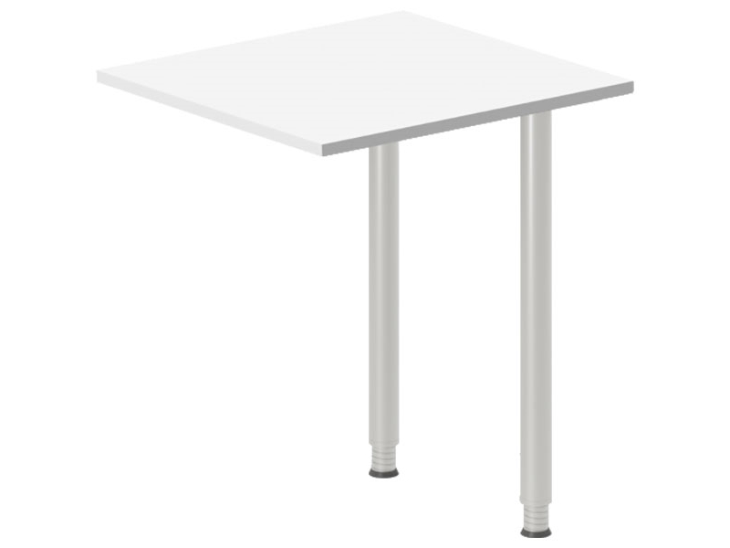 Skrivebord, tilbyg DNA Hvid 1400x600 mm I-ben Sort