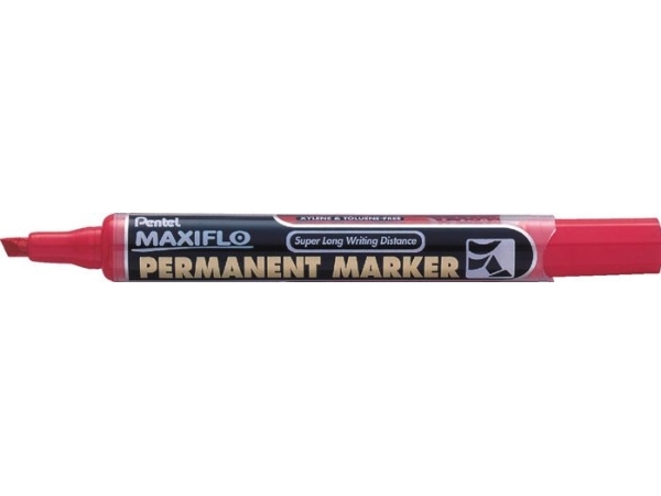 Pentel Permanentmarker Pentel Nlf 60 Rot (Nfl60/B)