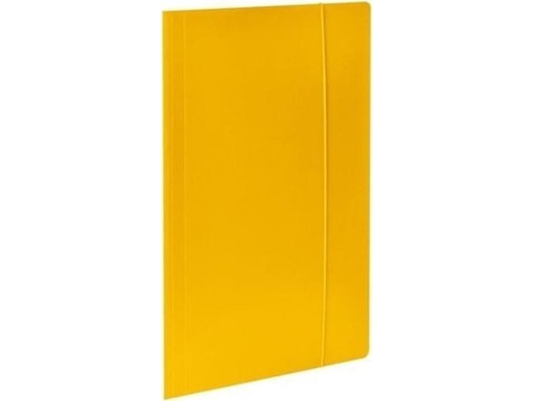Vaupe A4-Mappe Med Elastik 380 G Eco Gul