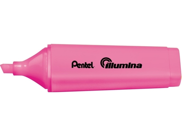 Pentel Flat Highlighter With Bevel Tip Pink Sl60-P Pentel