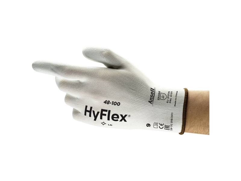 Ansell Hyflex Nylon Arbeitshandschuhe Größe 8 En 388:2016, En 420-2003, En 21420:2020, En 388-2003 Iso 21420:2020 1 Paar