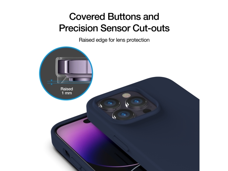 Just Mobile TENC Silicone Case with MagSafe for iPhone 14 Pro ? Slim Grip-Friendly Protective Case | N - A | GameStuff