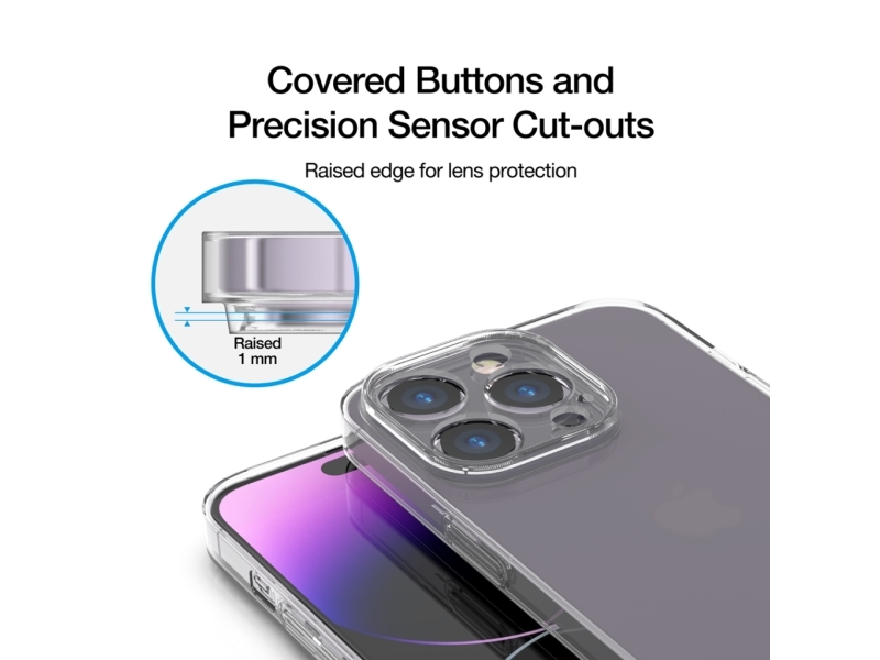 Just Mobile Tenc Slim Fit Case Für Iphone 14 Pro Max - Frost